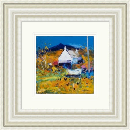 Croft, Boat & Hens, Ballygowan, Isle of Mull by Jolomo