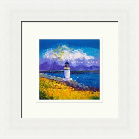 A Summer Squall, Rubh-an-Duin Lighthouse, Isle of Islay by John Lowrie Morrison Jolomo