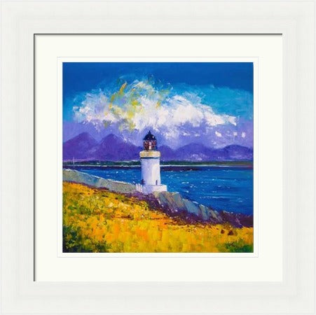 A Summer Squall, Rubh-an-Duin Lighthouse, Isle of Islay by John Lowrie Morrison Jolomo