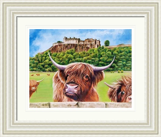 Stirling Castle and Heilan Coos by Scott McGregor
