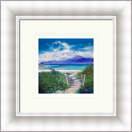 Summer Morninglight, Beach Path, Iona by John Lowrie Morrison Jolomo