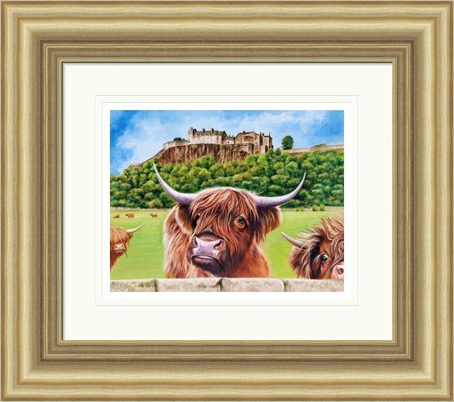 Stirling Castle and Heilan Coos by Scott McGregor