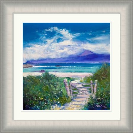 Summer Morninglight, Beach Path, Iona by John Lowrie Morrison (Jolomo)