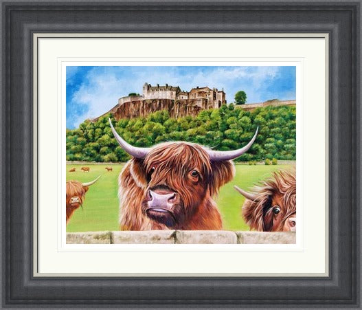 Stirling Castle and Heilan Coos by Scott McGregor