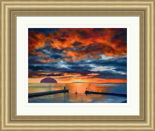 Sundown at Ailsa Craig by Scott McGregor