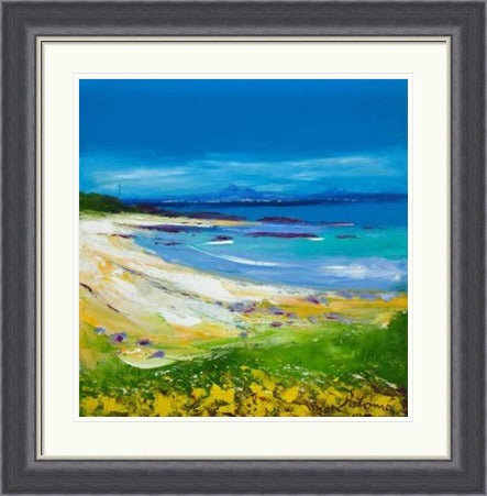 Balnahard Beach, Isle Of Colonsay Looking To Mull by John Lowrie Morrison Jolomo