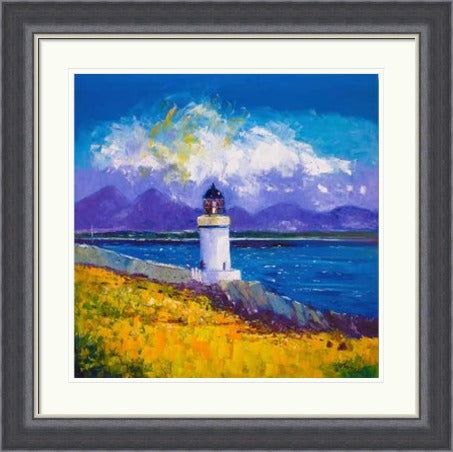 A Summer Squall, Rubh-an-Duin Lighthouse, Isle of Islay by John Lowrie Morrison Jolomo