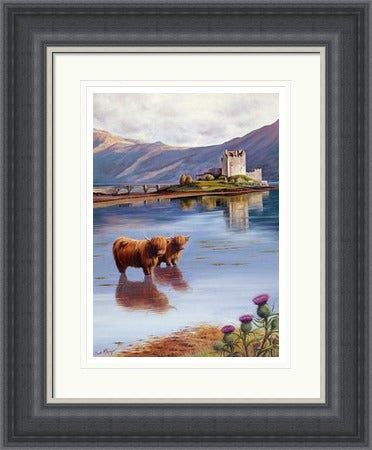 Coos at Eilean Donan Castle by Scott McGregor