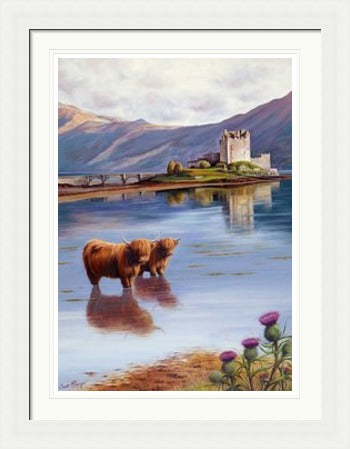 Coos at Eilean Donan Castle by Scott McGregor