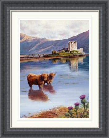 Coos at Eilean Donan Castle by Scott McGregor