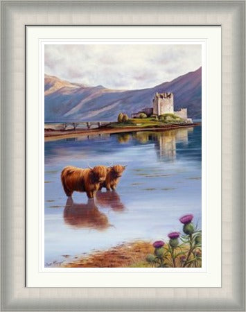 Coos at Eilean Donan Castle by Scott McGregor