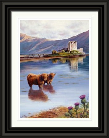 Coos at Eilean Donan Castle by Scott McGregor