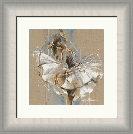 Ballerina White Dress III by Kitty Meijering
