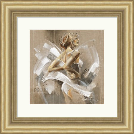 Ballerina White Dress I by Kitty Meijering