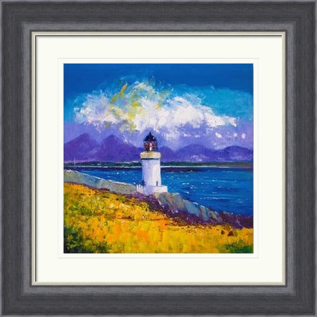A Summer Squall, Rubh-an-Duin Lighthouse, Isle of Islay by John Lowrie Morrison Jolomo