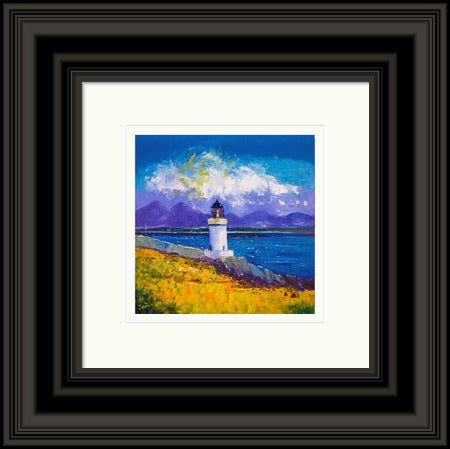 A Summer Squall, Rubh-an-Duin Lighthouse, Isle of Islay by John Lowrie Morrison Jolomo