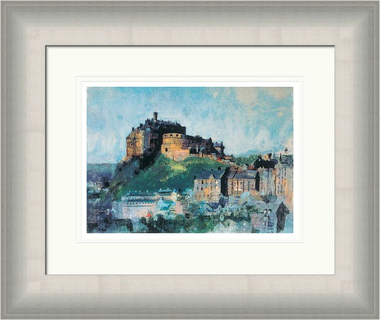 Edinburgh Castle at Midday by Colin Ruffell