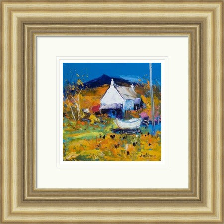Croft, Boat & Hens, Ballygowan, Isle of Mull by Jolomo