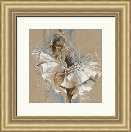 Ballerina White Dress III by Kitty Meijering