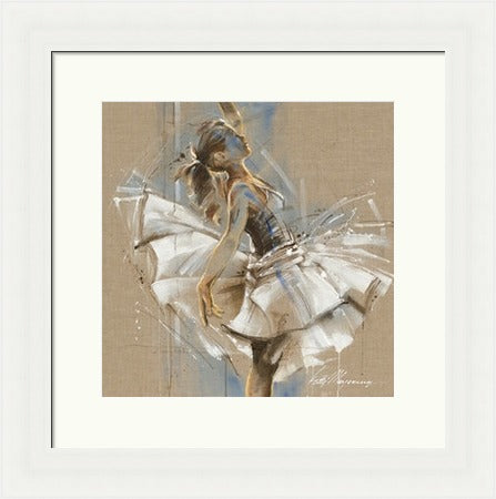 Ballerina White Dress III by Kitty Meijering