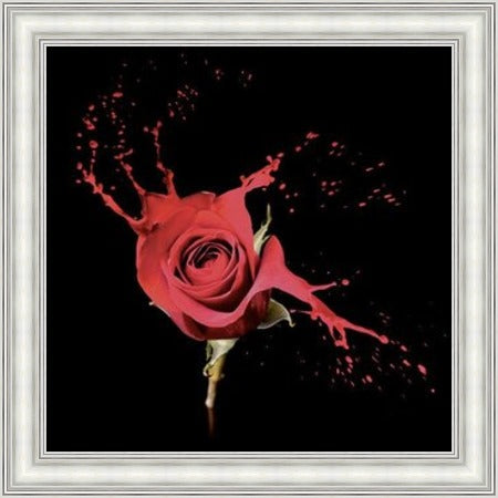 Red Rose Mini Liquid Art