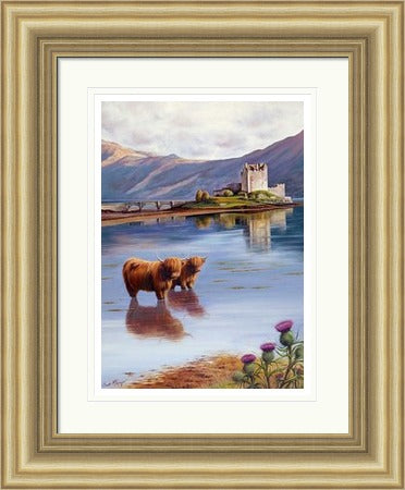 Coos at Eilean Donan Castle by Scott McGregor