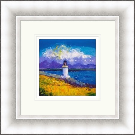 A Summer Squall, Rubh-an-Duin Lighthouse, Isle of Islay by John Lowrie Morrison Jolomo