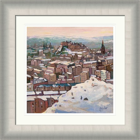 Winters Day, Salisbury Crags by Chris Taylor