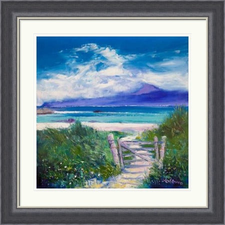 Summer Morninglight, Beach Path, Iona by John Lowrie Morrison Jolomo