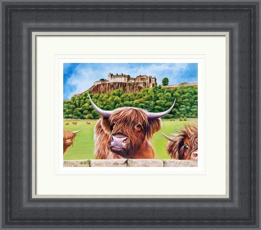 Stirling Castle and Heilan Coos by Scott McGregor