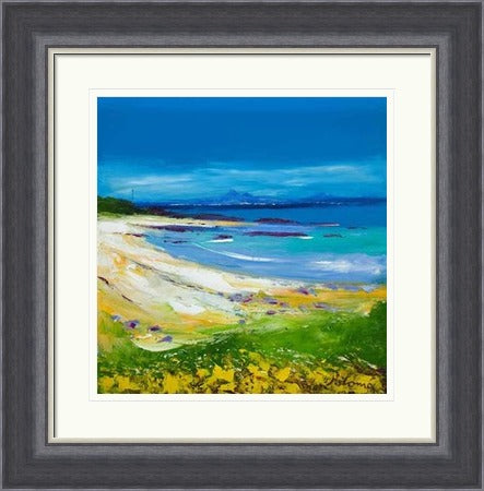 Balnahard Beach, Isle Of Colonsay Looking To Mull by John Lowrie Morrison Jolomo