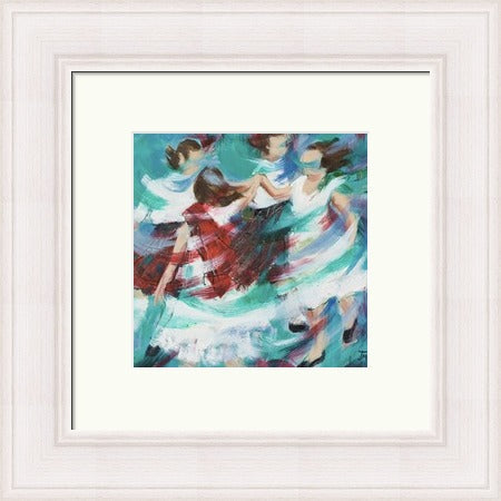 Swooshan Roon Ceilidh Dancers by Janet McCrorie