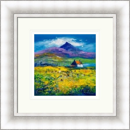 Wee Peat Stacks And Wild Machair Flowers, South Uist by John Lowrie Morrison Jolomo
