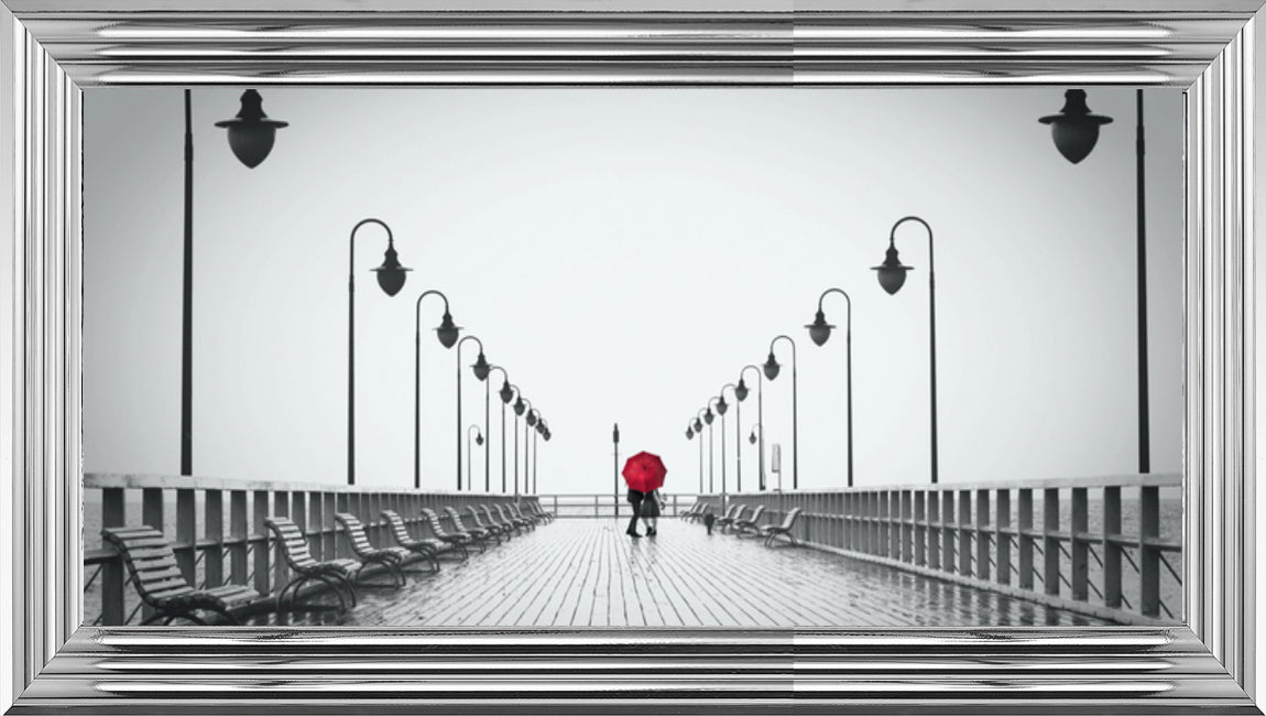 Strolling On The Pier - Red