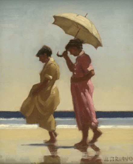 Pink and Saffron by Jack Vettriano