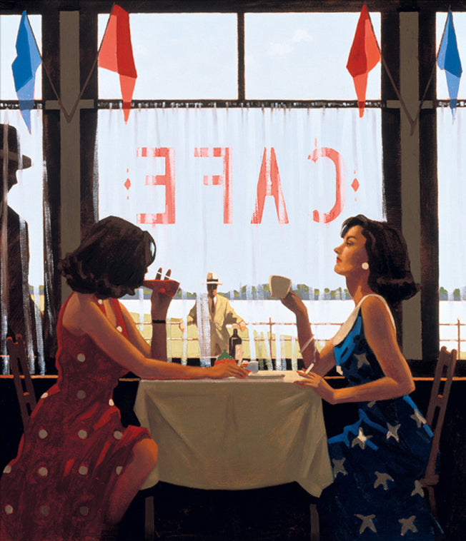 Cafe Days by Jack Vettriano - Petite