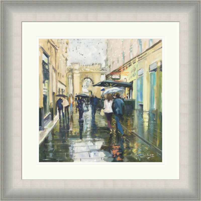 Saturday Showers, Rogano by James Somerville Lindsay