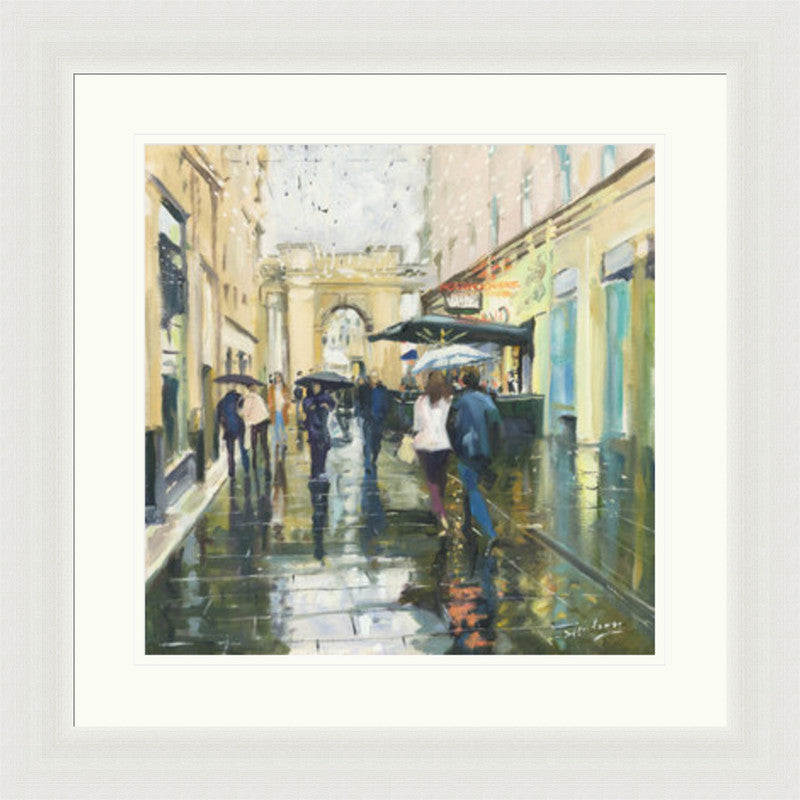 Saturday Showers, Rogano by James Somerville Lindsay
