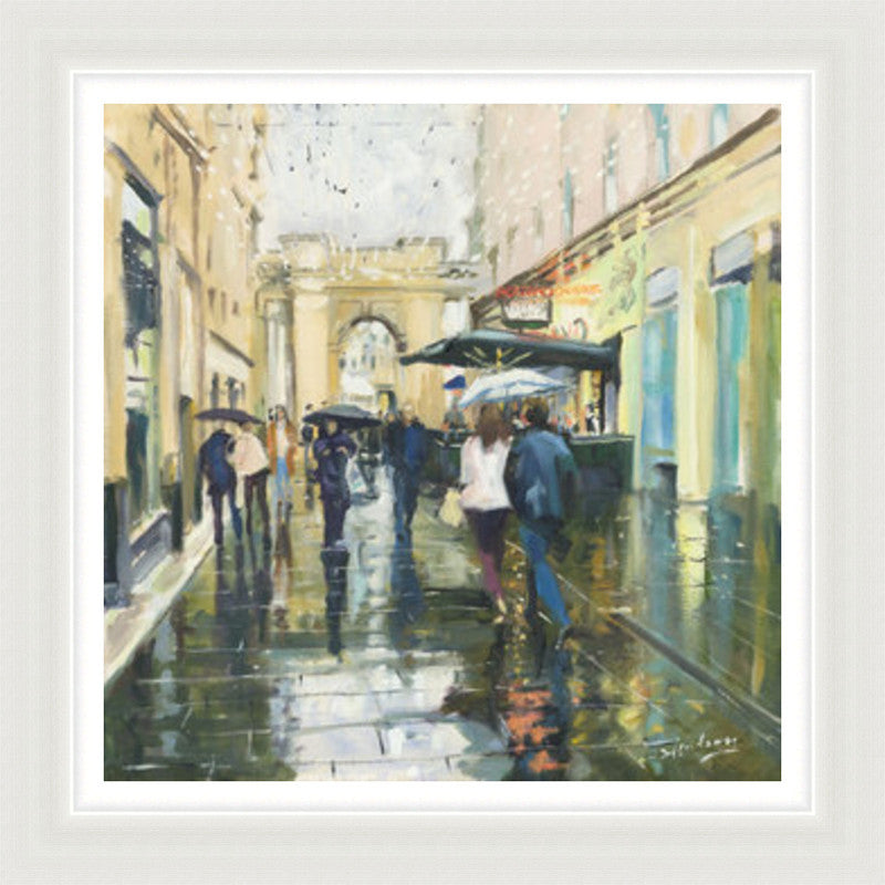 Saturday Showers, Rogano by James Somerville Lindsay