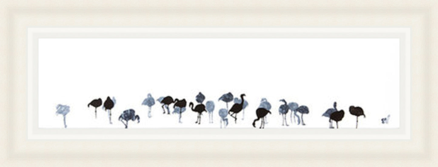 Flamingos by Sandra Vick