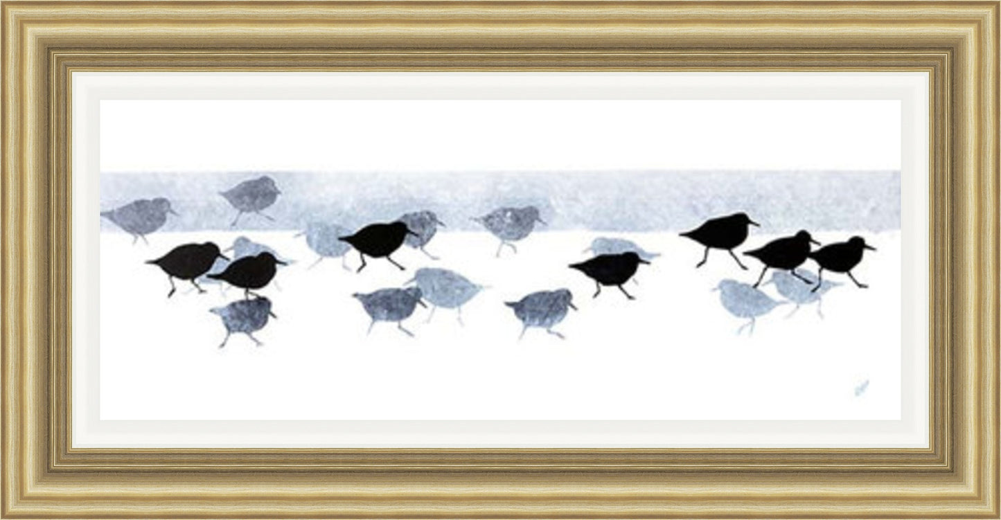 Sanderlings by Sandra Vick