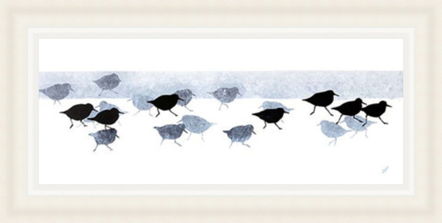 Sanderlings by Sandra Vick