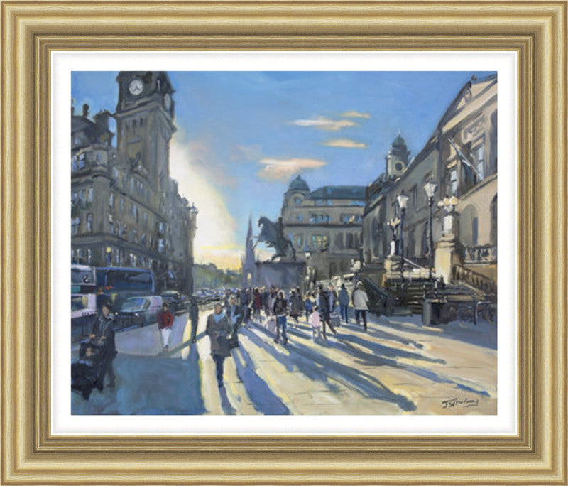 Long Shadows, Princes Street by James Somerville Lindsay