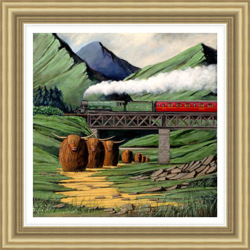 Train Spotters III by Stan Milne