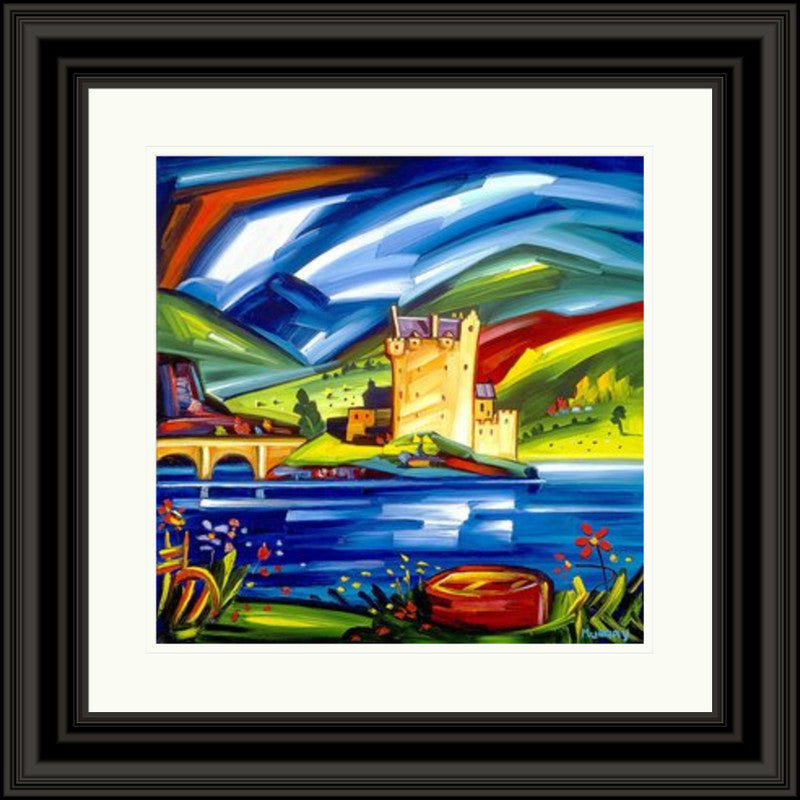 Eilean Donan Purple by Raymond Murray