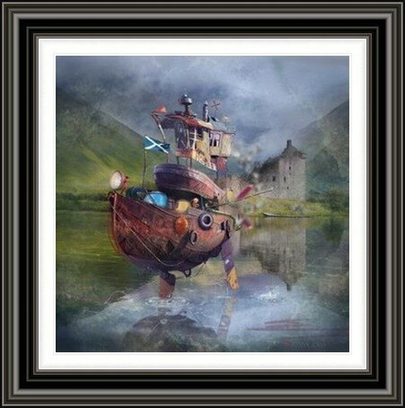 Fishing Boat by Matylda Konecka
