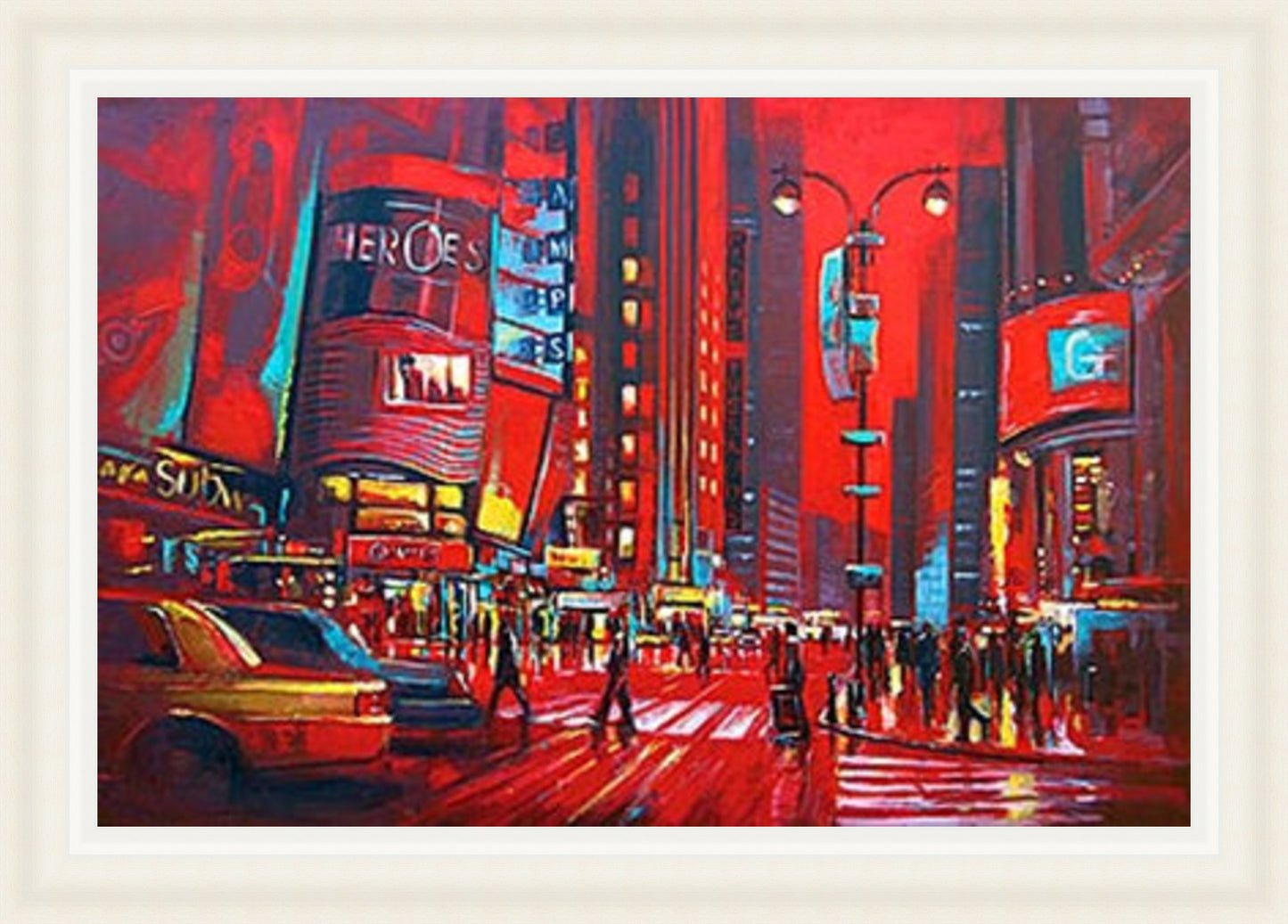New York in Red by Phil Wilson