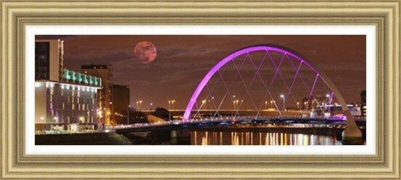 Nightfall Over Glasgow Colour by Ian Marshall