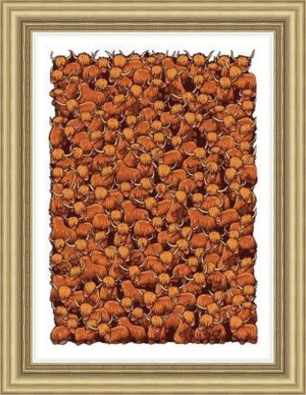 Highland Cows by Garabart