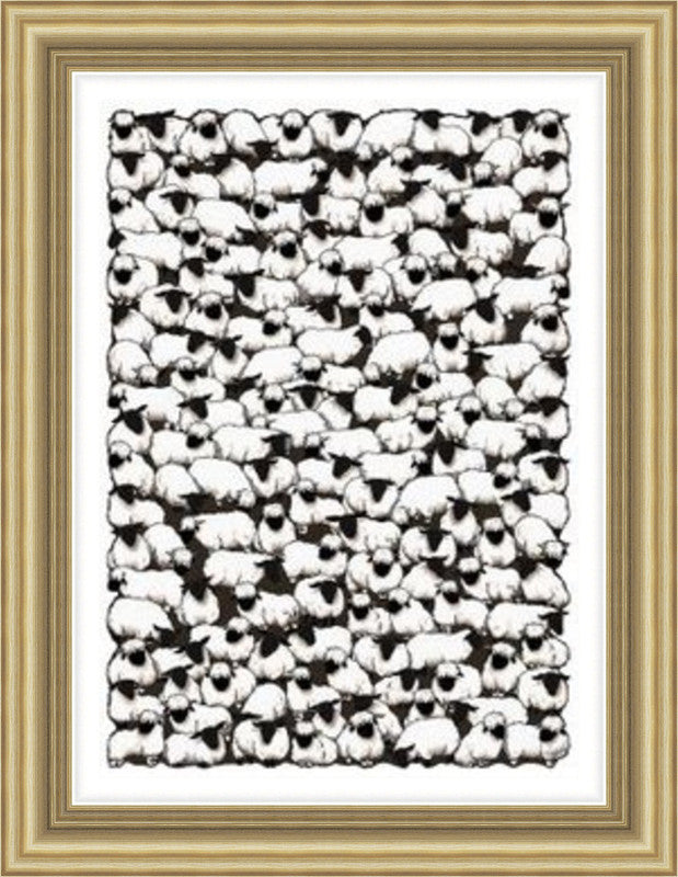 Highland Sheep by Garabart